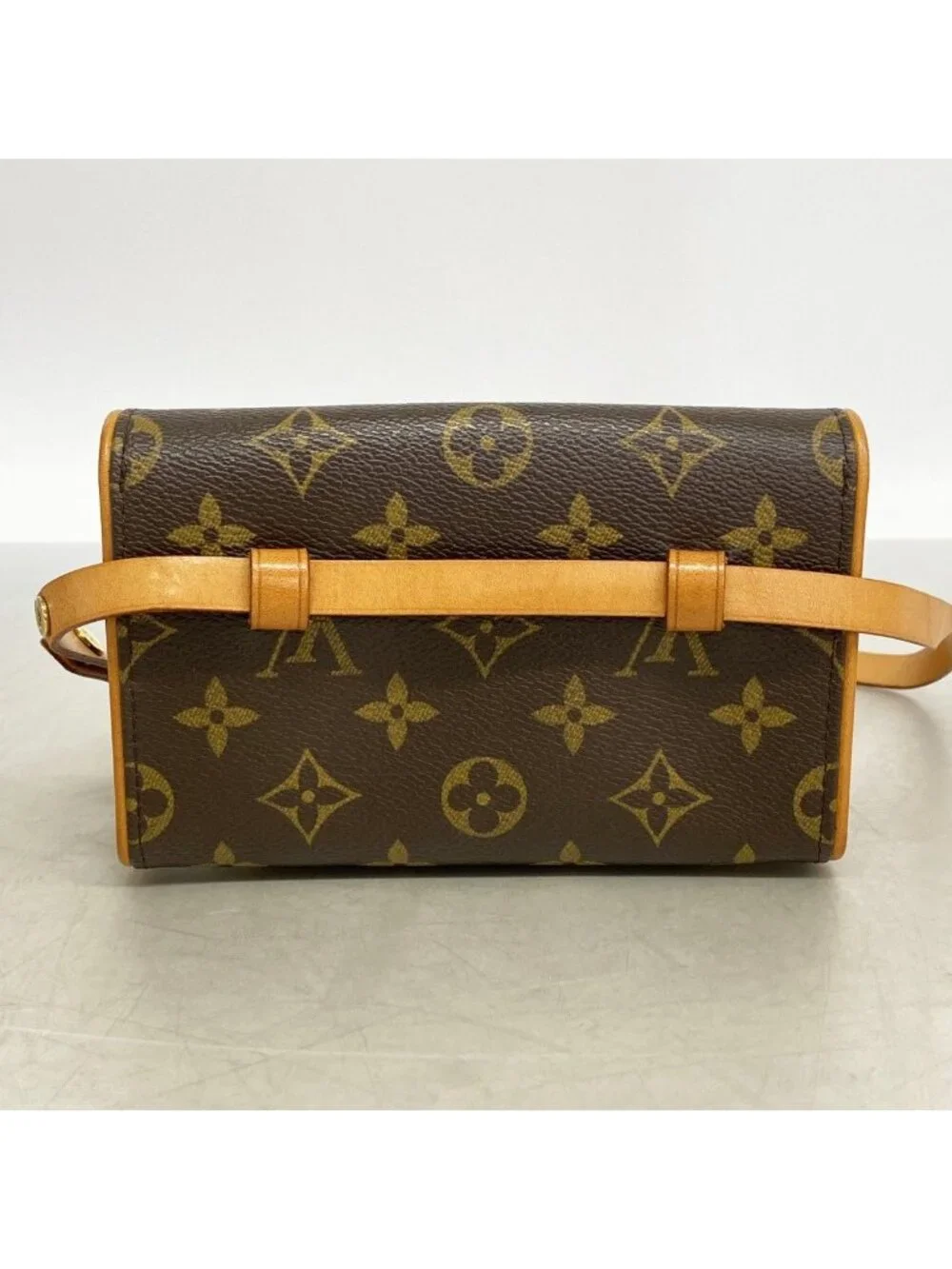 Louis Vuitton Waist Bag Monogram Pochette Florentine Brown